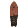 Skateboard Ghettoblaster Surfskate Tiki Token Mogano Fish tail 32 9.875