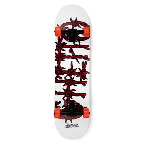 Skateboard Ghettoblaster per iniziare Barded Wire Red 8.0