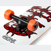 Skateboard Ghettoblaster per iniziare Barded Wire Red 8.0