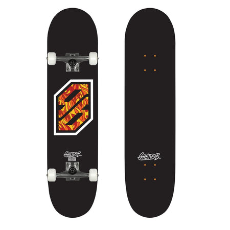 Skateboard Ghettoblaster per iniziare Flame White 8.25"
