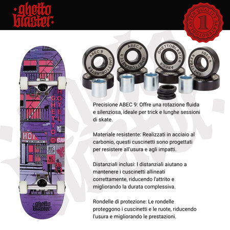 Skateboard Ghettoblaster per iniziare  Hotel Pou  8.125"
