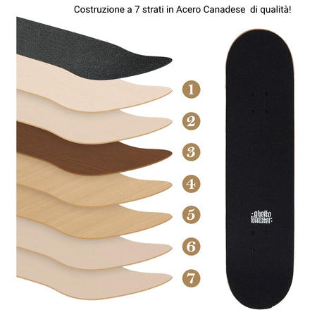 Skateboard Ghettoblaster per iniziare Kobra Yellow 8.0"