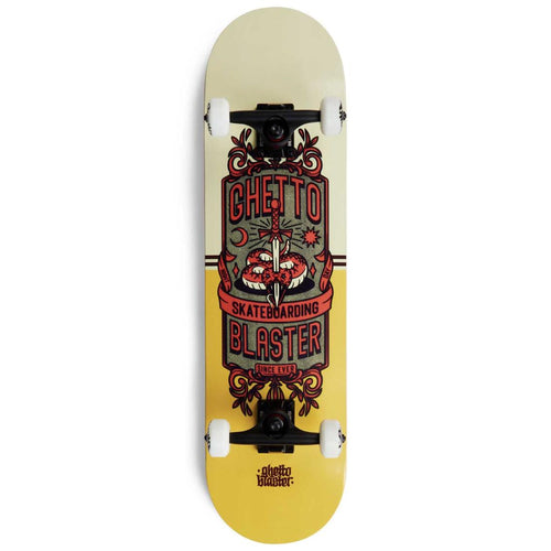 Skateboard Ghettoblaster per iniziare Skull Red Yellow 8.0