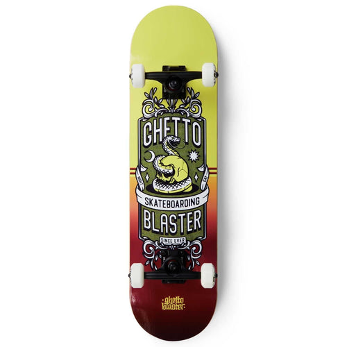 Skateboard Ghettoblaster per iniziare Skull  Red Yellow 8.0