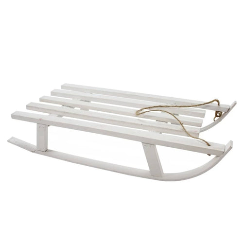 Slitta decorativa natalizia in legno per decorazioni natalizie 36 cm