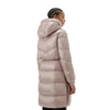 Woolrich giacche donna woolrich - aliquippa long puffer jacket - beige da donna