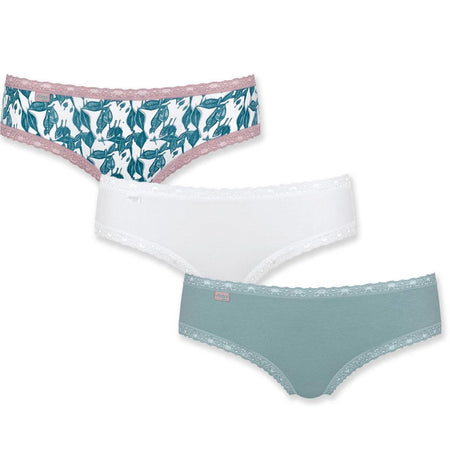 Sloggi 24/7 Cotton Lace Hipster - Confezione Da 3 - Cotone Morbido Con Pizzo - Taglio Comodo - Foto 10