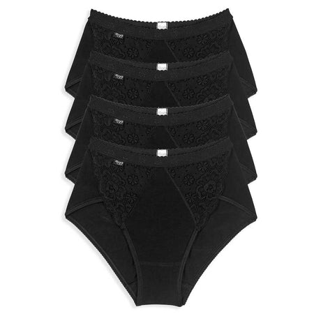 Sloggi Donna Confezione 4 Slip Chic Midi S32 - Passarelli Biancheria