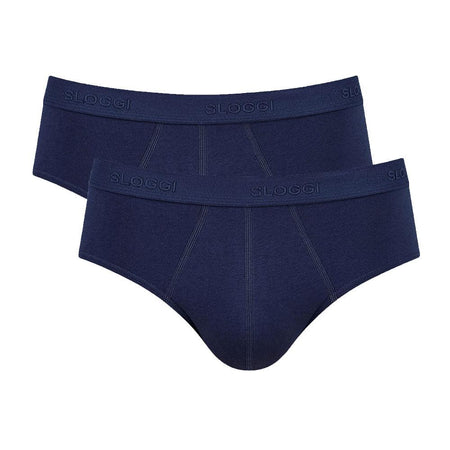 Sloggi Uomo 2 Slip Natural Cotton 24/7 Midi S17 - Passarelli Biancheria