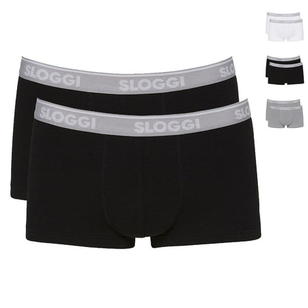 Sloggi Uomo Go ABC Hipster Confezione da 2 Boxer S11 - Passarelli Biancheria