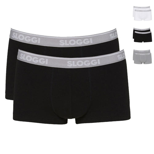 Sloggi Uomo Go ABC Hipster Confezione da 2 Boxer S11 - Passarelli Biancheria