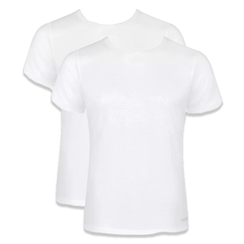 Sloggi Uomo Confezione 2 T-Shirt GO ABC O-Neck 10217962 S25 - Passarelli Biancheria