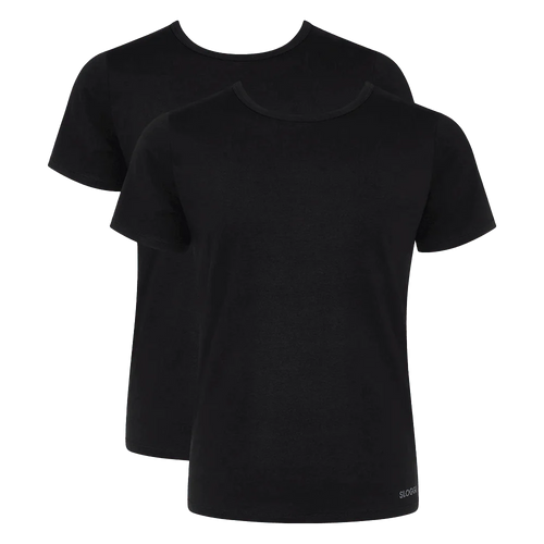 Sloggi Uomo Confezione 2 T-Shirt GO ABC O-Neck 10217962 S25 - Passarelli Biancheria
