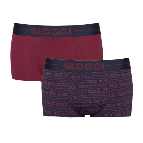 Sloggi Uomo Go Xmas 2 Boxer Hipster S15