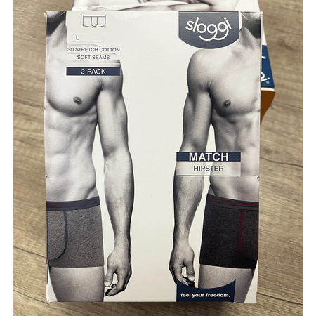 Sloggi Uomo 2 Boxer Match Hipster S20
