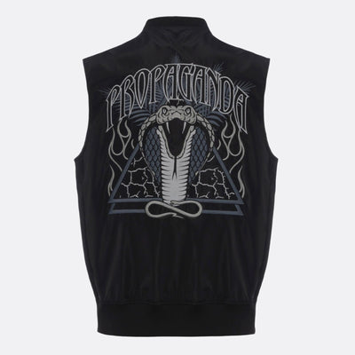 Smanicato Propaganda Triangle Cobrahm Sleeveless Bomber black