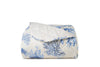 Trapuntino leggero copriletto in cotone imbottitura 100 GR Made in Italy CORALLI BLU