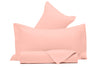 Parure Copripiumino in Raso di puro cotone Rosa - Vanita di raso