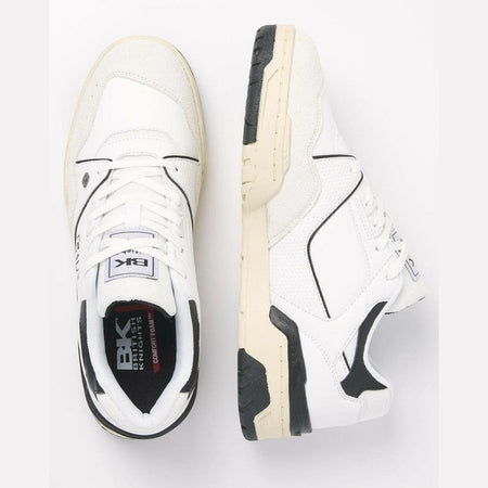 Sneakers BK Vendon suede white black