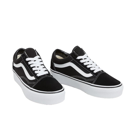 Sneakers Vans Old Skool Platform black white
