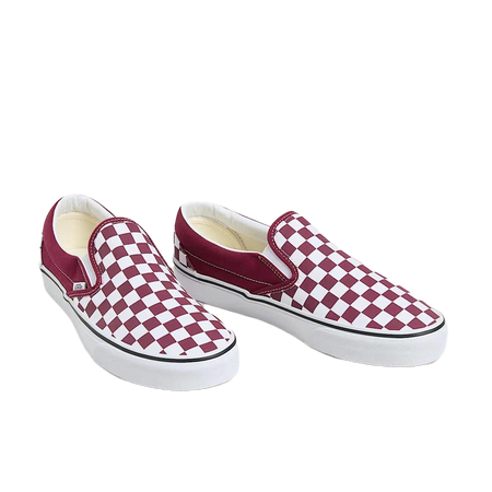 Sneakers Vans Slip-On bordeaux checkerboard
