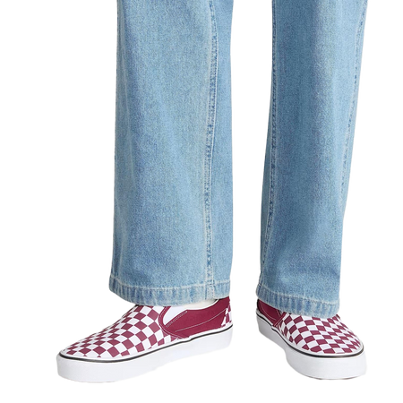 Sneakers Vans Slip-On bordeaux checkerboard