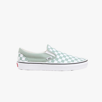 Sneakers Vans Slip-On green checkerboard