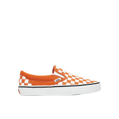 Sneakers Vans Slip-On orange checkerboard