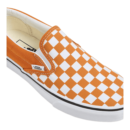 Sneakers Vans Slip-On orange checkerboard