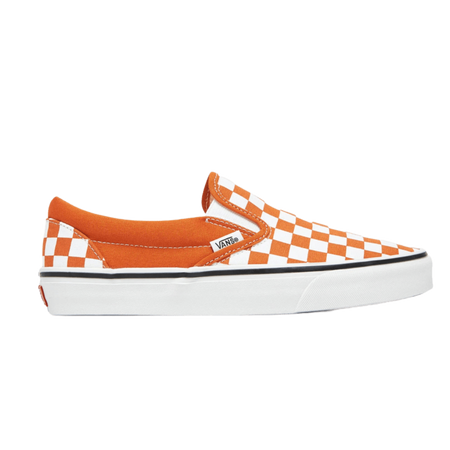 Sneakers Vans Slip-On orange checkerboard