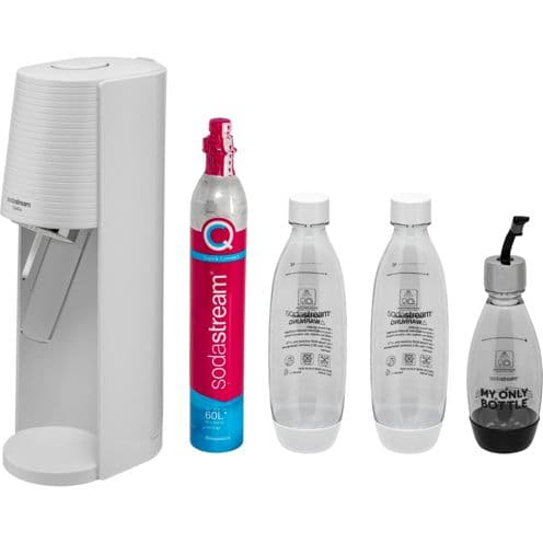 SodaStream Terra bianco Promo Pack con 3 bottiglie
