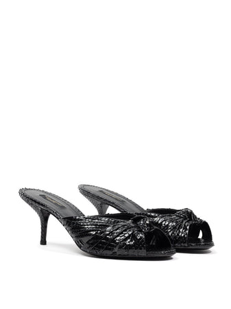Dolce & Gabbana Ciabatta in pelle di Pitone da donna