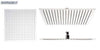 Soffione Doccia Quadrato cm 25x25 Ultraflat Cromato