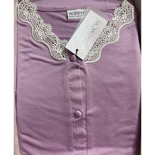 Sospiri Pigiama in Viscosa da Donna Aperto Avanti S36