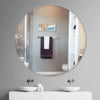 Specchio Semplice Rotondo Con Bordi Smussati - Shopbagno.it