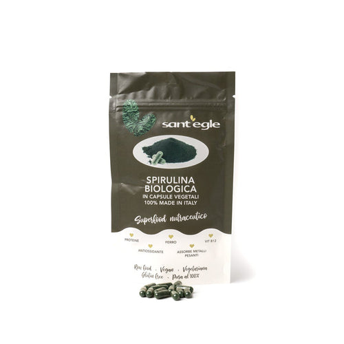 Spirulina biologica, 300 capsule