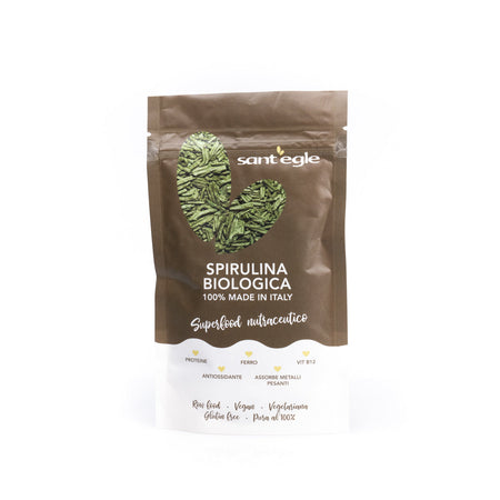 Spirulina Biologica Italiana Croccante, 100 gr