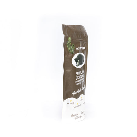 Spirulina biologica, 300 capsule da 360 gr