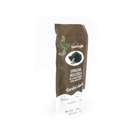 Spirulina biologica, 300 capsule da 360 gr