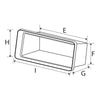 Sportello D‘Ispezione Con Contenitore Mm 275X375