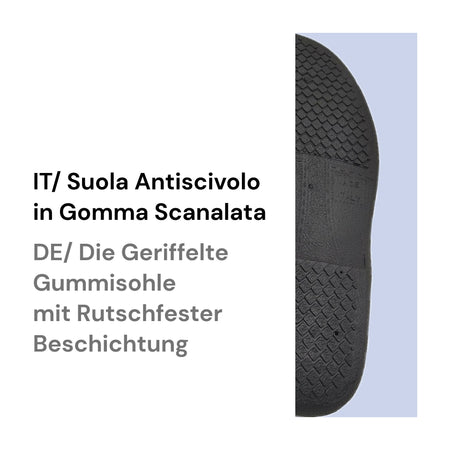 Le Valdostane, Fantastiche Pantofole Uomo Invernali da Casa, Calde e Imbottite, Ciabatte Inverno Antiscivolo con Pelo, Ciabatta da Camera Made in Italy, Fibbia Regolabile Comfort Unico
