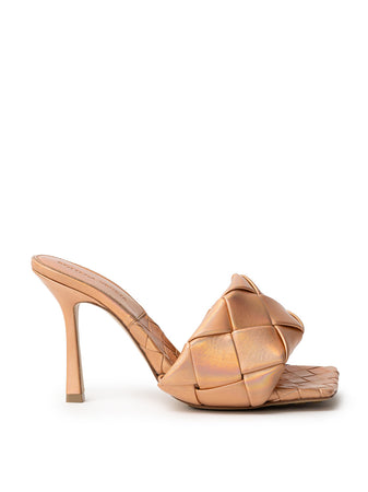 Bottega Veneta Sandalo Mule Lido Metal da donna