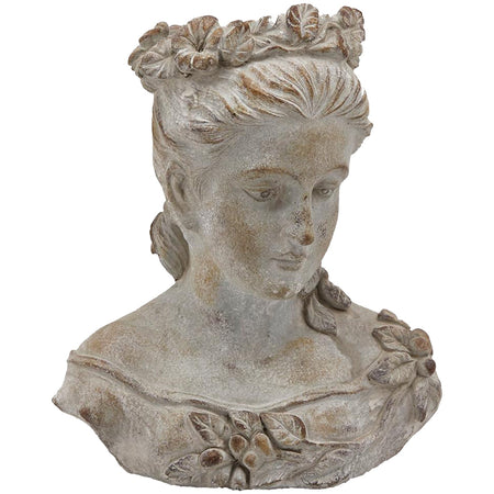 Statua decorativa vaso testa da giardino e veranda scultura greca Cemento