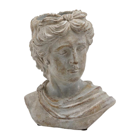 Statua decorativa vaso testa da giardino e veranda scultura greca Cemento