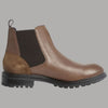 Stivaletti in Pelle Chelsea Boot Uomo Tommy Hilfiger Marroni