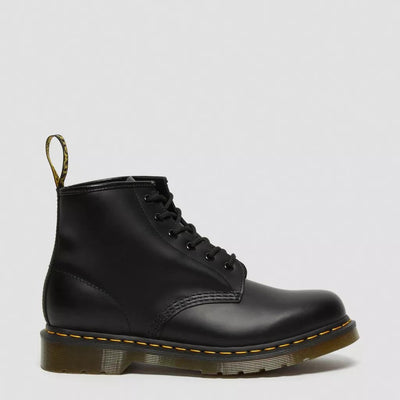 Stivali Dr Martens 101 smooth black yellow stitch