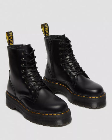 Stivali Dr Martens platform Jadon smooth black