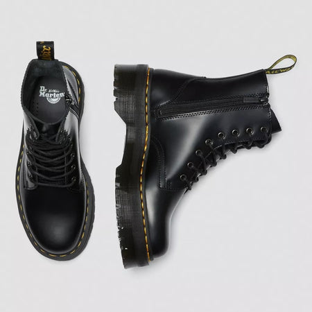 Stivali Dr Martens platform Jadon smooth black