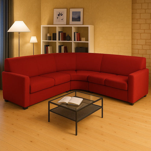 Copridivano Angolare Genius Suit – Elasticizzato 4D, Antimacchia, per Divani con Penisola