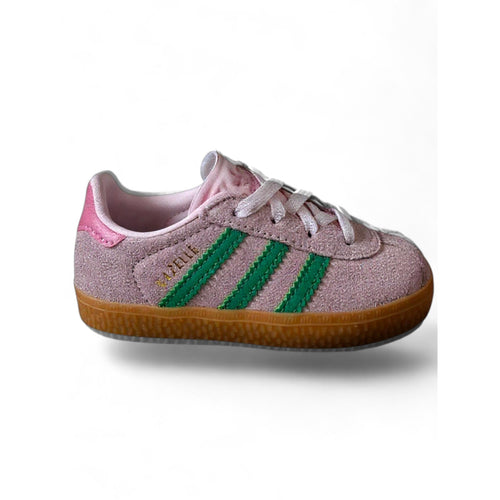 Sneakers bambina Adidas Gazelle CF EL I JP7138 rosa verde beige - Icona intramontabile con praticità e comfort